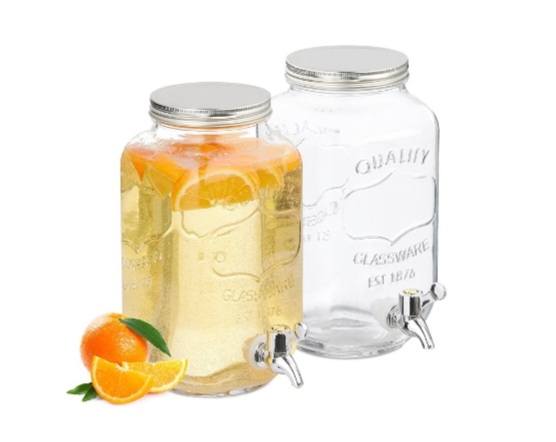 set dispensadores bebidas cristal vintage.jpg